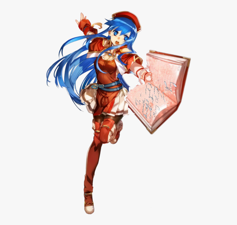 Roy Lilina Yearbook Book Message Fire Emblem Heroes - Hot Lilina Fire Emblem, Transparent Clipart