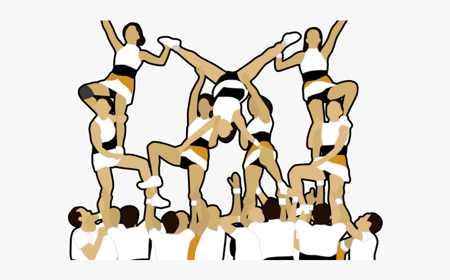 Dance Team Clipart - Cheer Dance Clip Art, Transparent Clipart