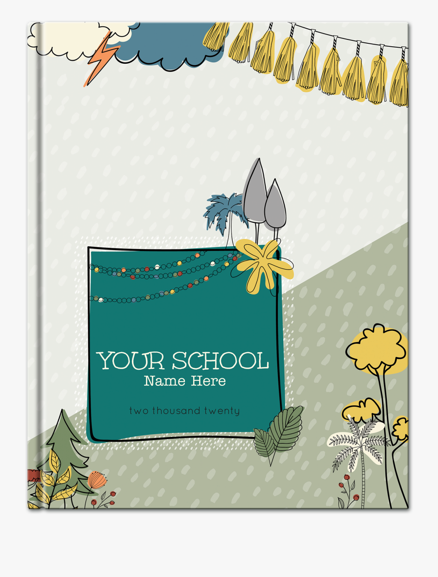 Pictavo Whimsy Yearbook Cover - Cartoon, Transparent Clipart