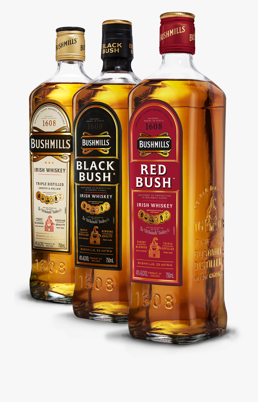 Transparent Whiskey Clipart - Whiskey Bushmills Png, Transparent Clipart
