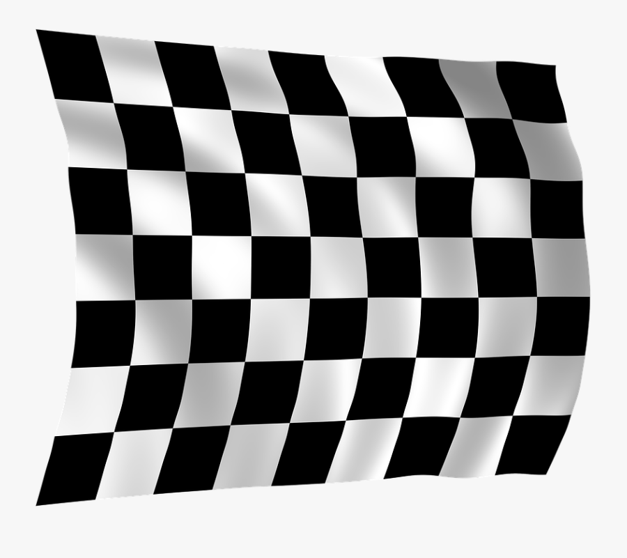 Hd Checkered Flag - Let The Race Begin, Transparent Clipart