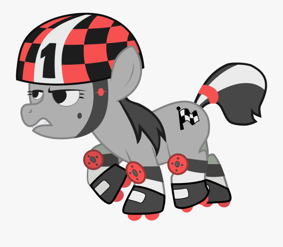 Finish Line Clipart Helmet - Mlp Finish Line Roller Derby, Transparent Clipart