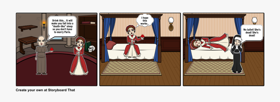 Dead Clipart Romeo And Juliet - Romeo And Juliet Irony, Transparent Clipart