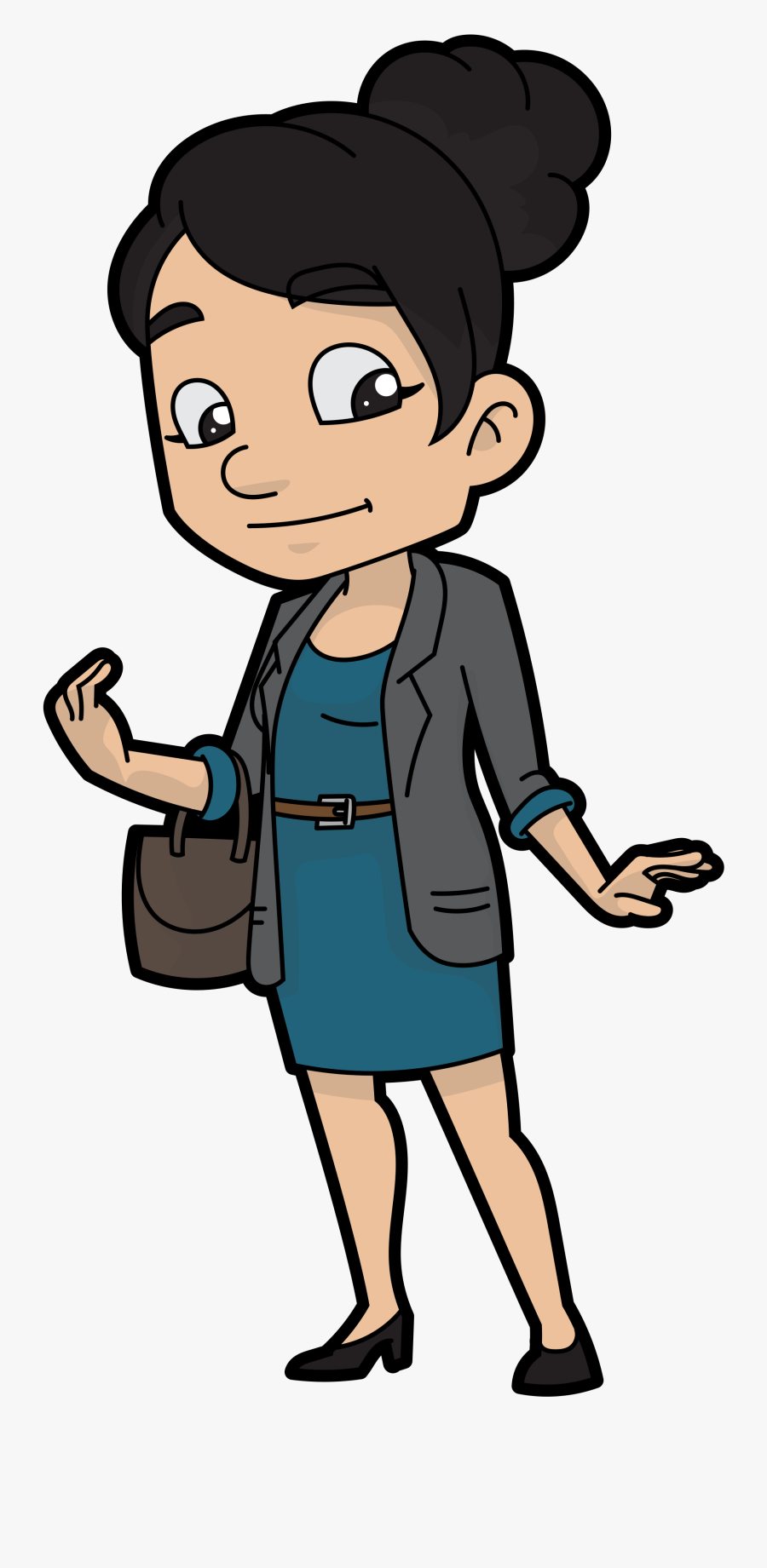 Conclusion Cliparts Commons - Cartoon 50 Year Old Woman, Transparent Clipart