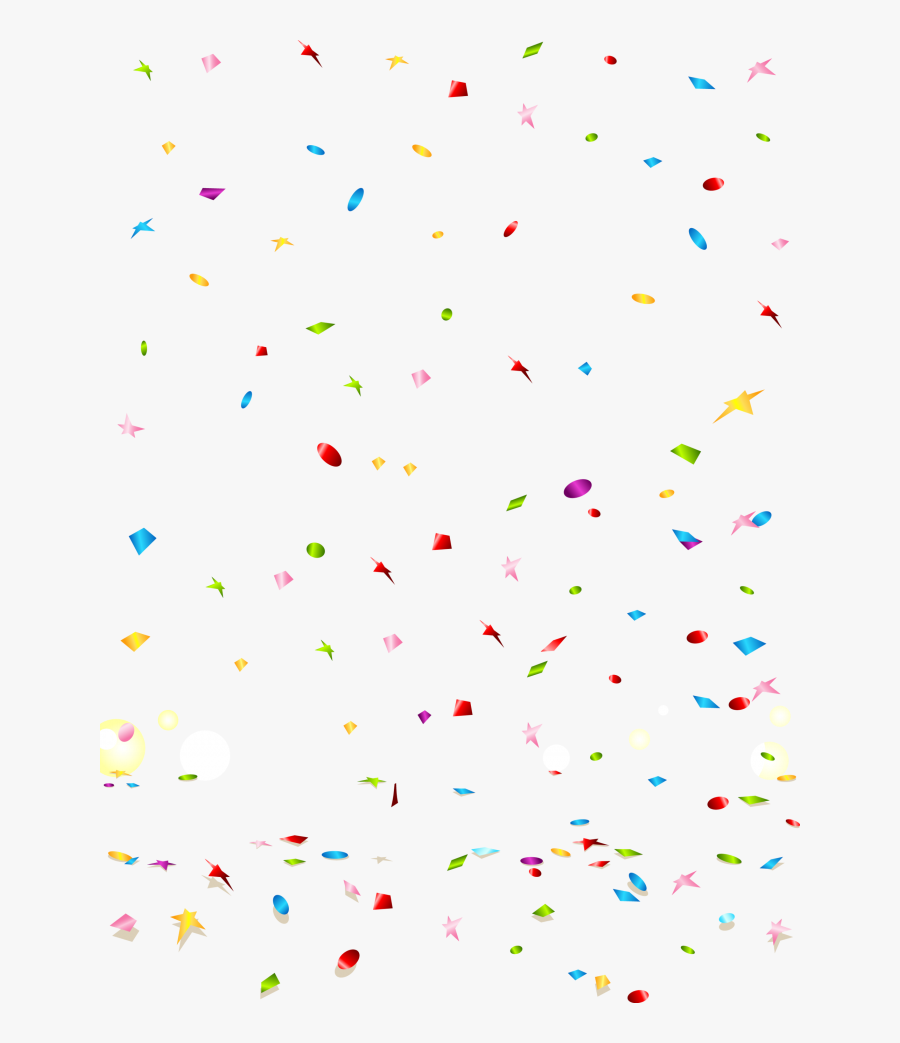 Confetti Transparent Background Png - Transparent Free Confetti Background, Transparent Clipart