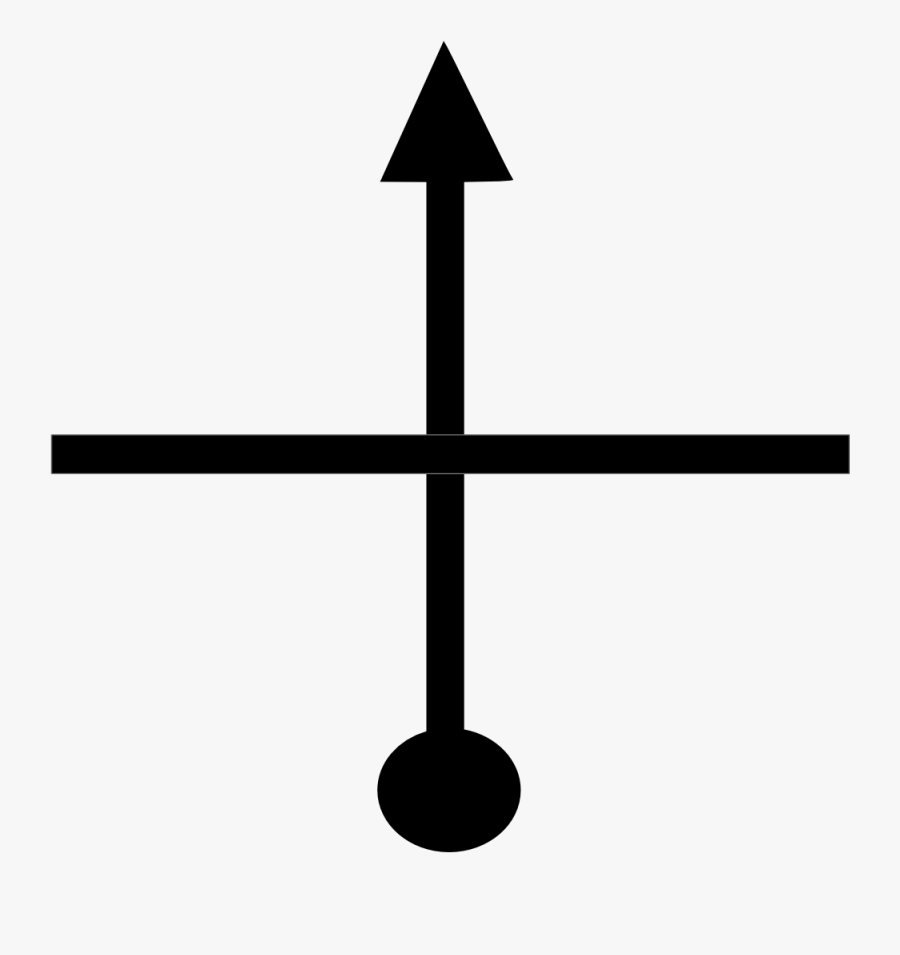 16,18kb Cross Line Clipart - Its On Your Left Clipart, Transparent Clipart