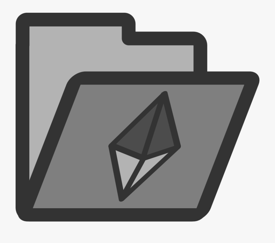 Folder Crystal Svg Clip Arts - Imagen Para Carpeta De Musica Png, Transparent Clipart