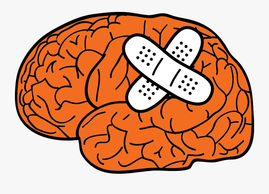 Brain Clipart Mental Health - Mental Health Band Aid, Transparent Clipart