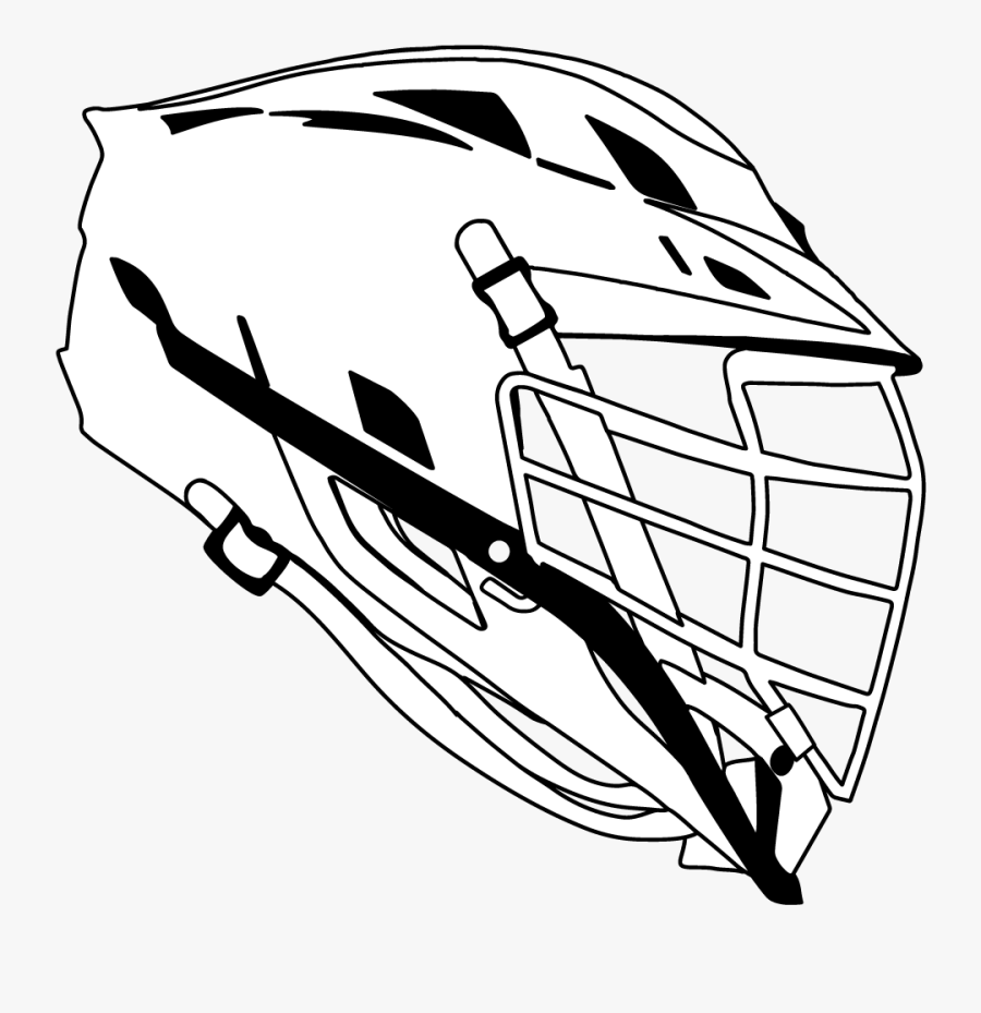 Lacrosse Player Drawing At Getdrawings - Draw An Easy Lacrosse Helmet, Transparent Clipart