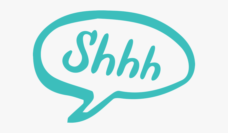 #shhh #wordbubble #words #quotes #sayings #stickers - Shhh Clipart, Transparent Clipart
