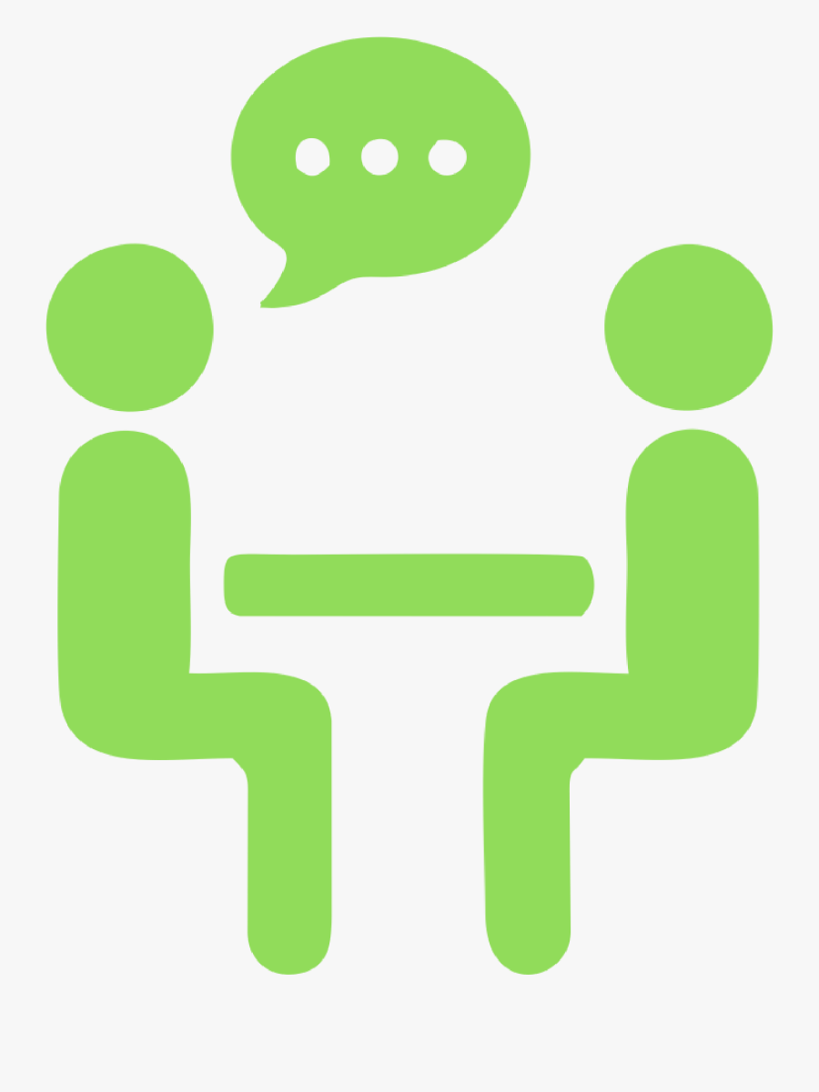 Counselling For Individuals Cart - Face To Face Icon, Transparent Clipart