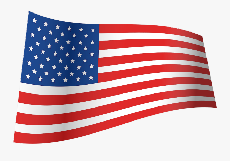 File - Us Flag - Iconic Waving - Svg - Wikimedia Commons - Transparent Background Usa Flag Png, Transparent Clipart