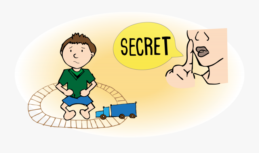 Secret Clipart Kid - Cartoon, Transparent Clipart