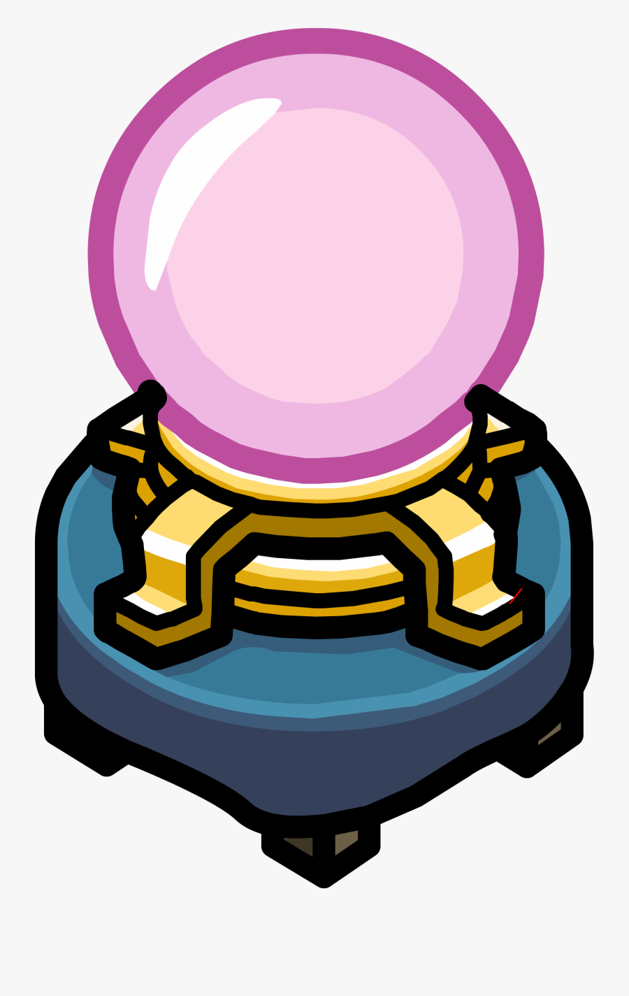 Club Penguin Wiki - Magical Crystal Ball Clipart, Transparent Clipart