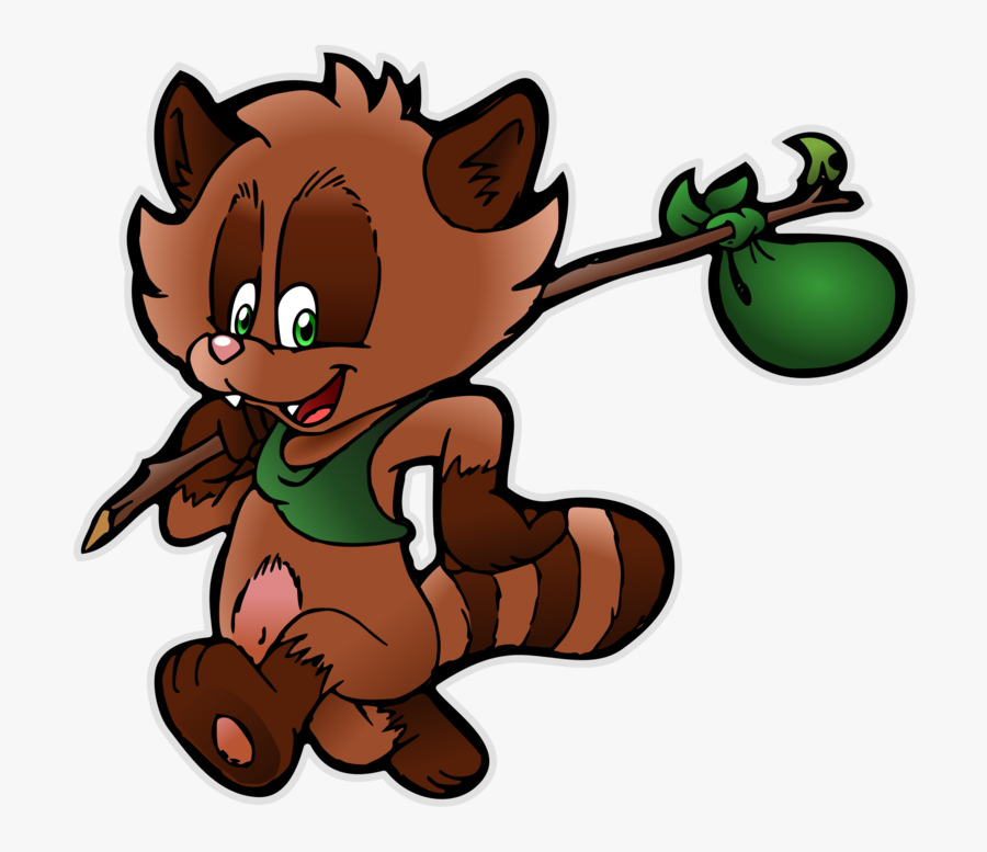 Plant,leaf,art - Raccoon, Transparent Clipart