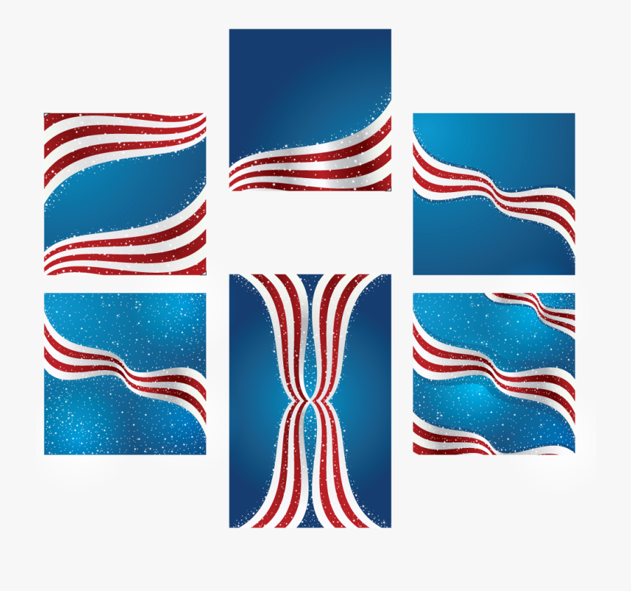 Vector United States Flag Background Cs By Dragonart - American Flag Vector, Transparent Clipart