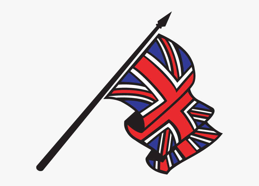Us And Great Britain Flags, Transparent Clipart