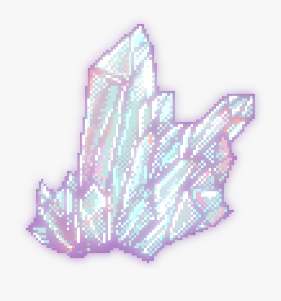 Czbaterka Transparent Glowing Crystal For Your Blog - Transparent Pixel Crystal, Transparent Clipart
