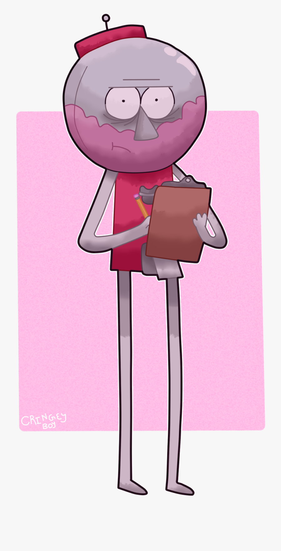 Hey, Lookit It"s Benson From Regular Show - Cartoon, Transparent Clipart