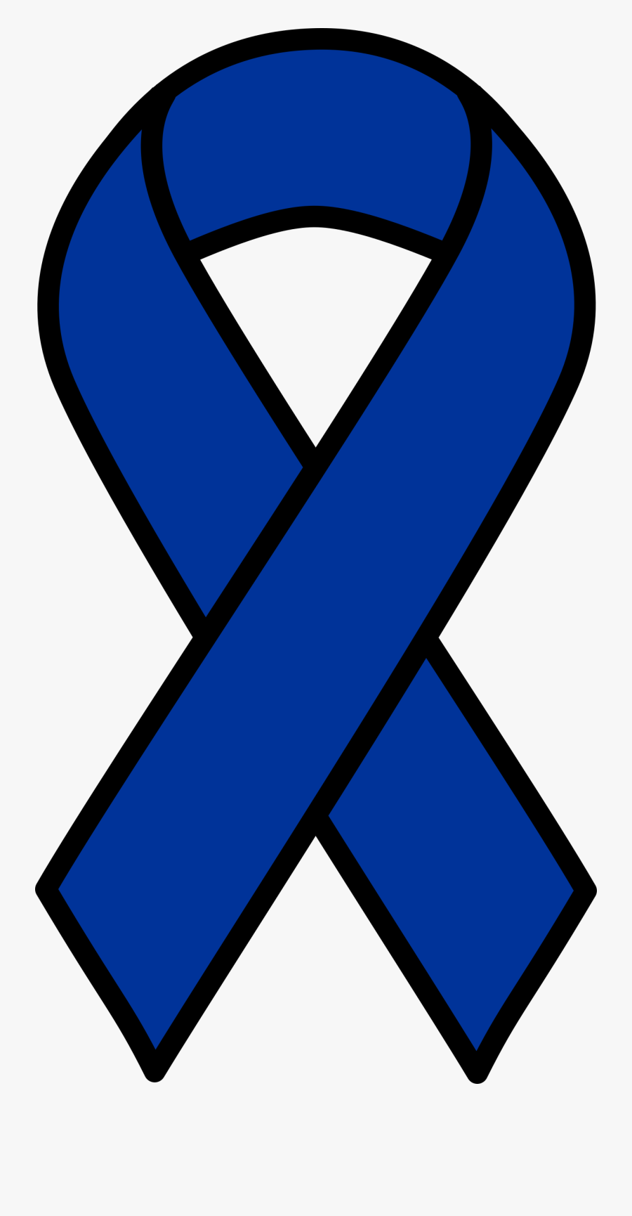 Clipart - Colon Cancer Ribbon Svg, Transparent Clipart