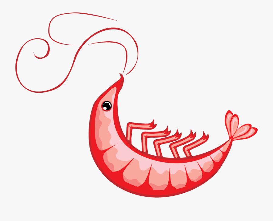 Shrimp Vector Clip Art - Illustration, Transparent Clipart