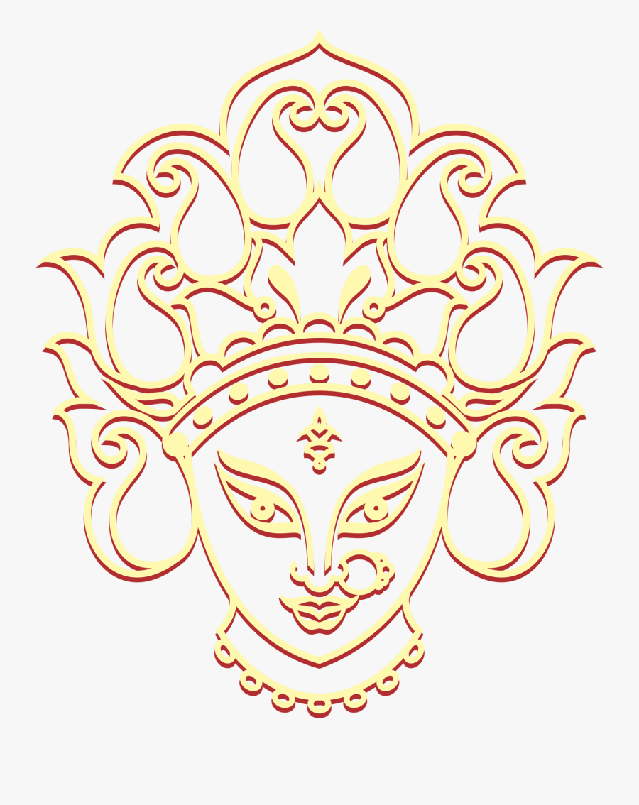Durga Maa Clipart Png, Transparent Clipart