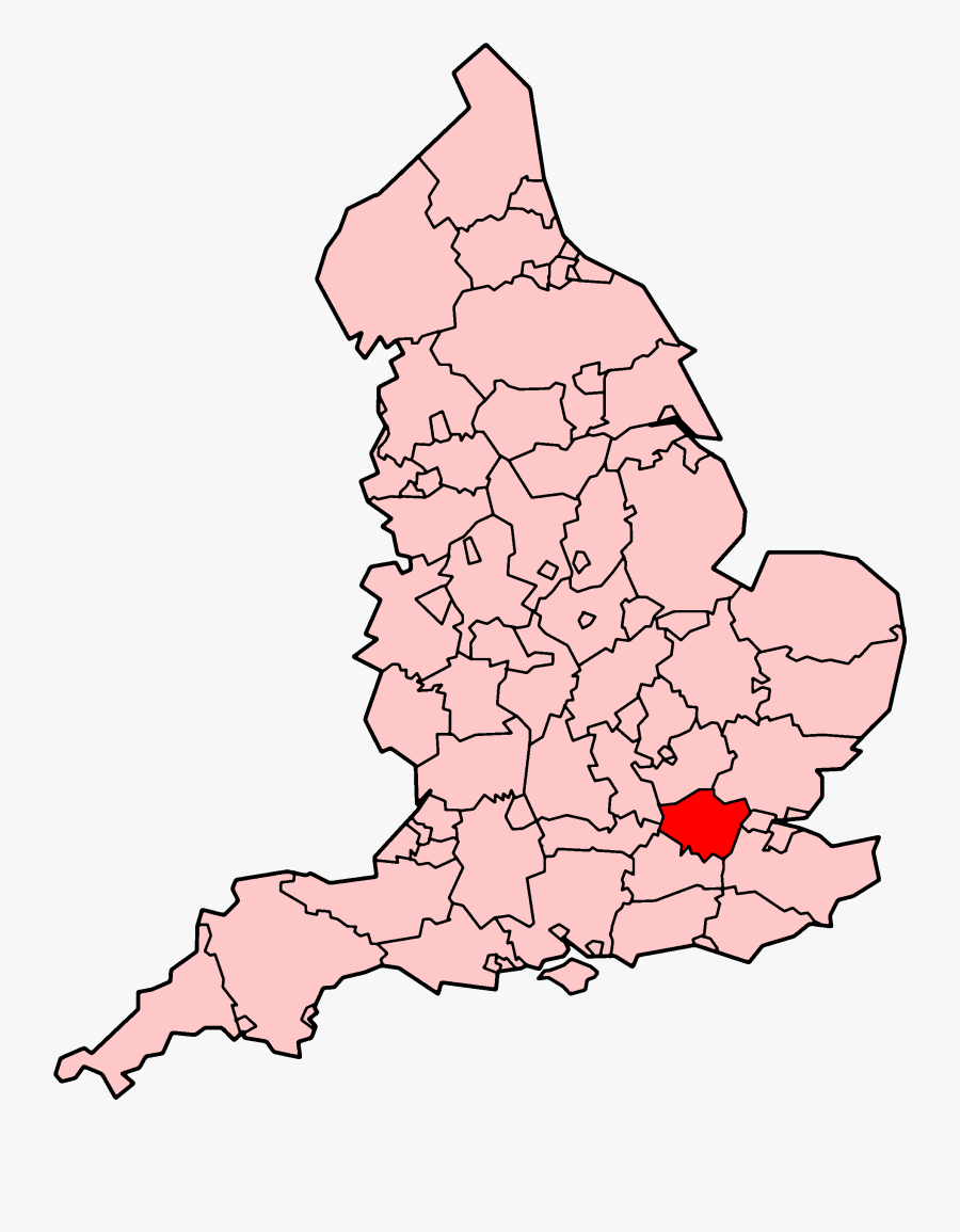 England Counties 1974, Transparent Clipart