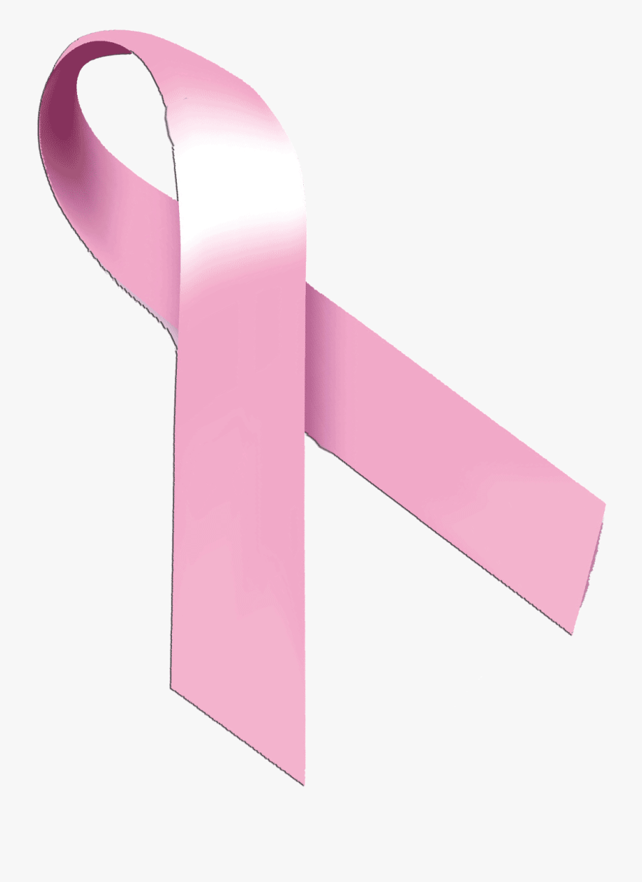 Pink Ribbon Png Background Image - Transparent Background Png Breast Cancer Ribbon, Transparent Clipart