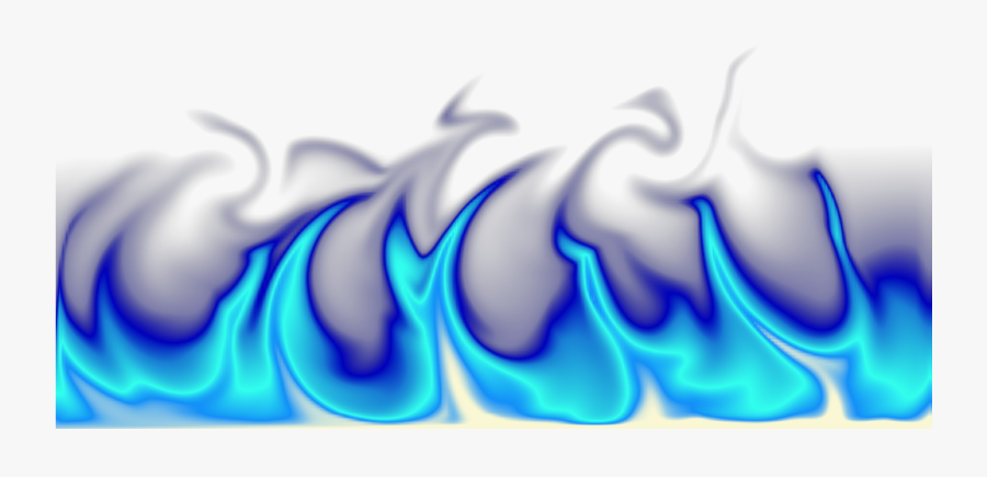 Transparent Clipart Flames - Blue Flame Transparent Background, Transparent Clipart