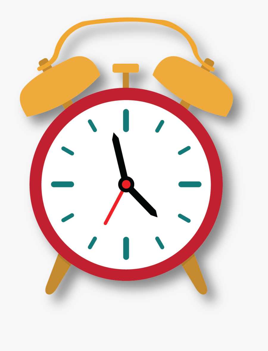 Alarm Clock Vector, Transparent Clipart