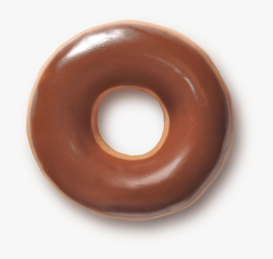 Krispy Kreme Menu - Krispy Kreme Chocolate Iced Glazed Donut, Transparent Clipart