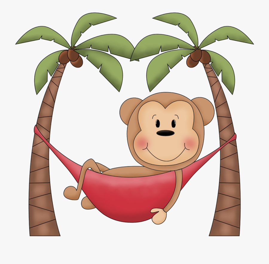 Challenge Your Kiddos To Show Two Different Ways To - Monkey In A Hammock Cartoon, Transparent Clipart