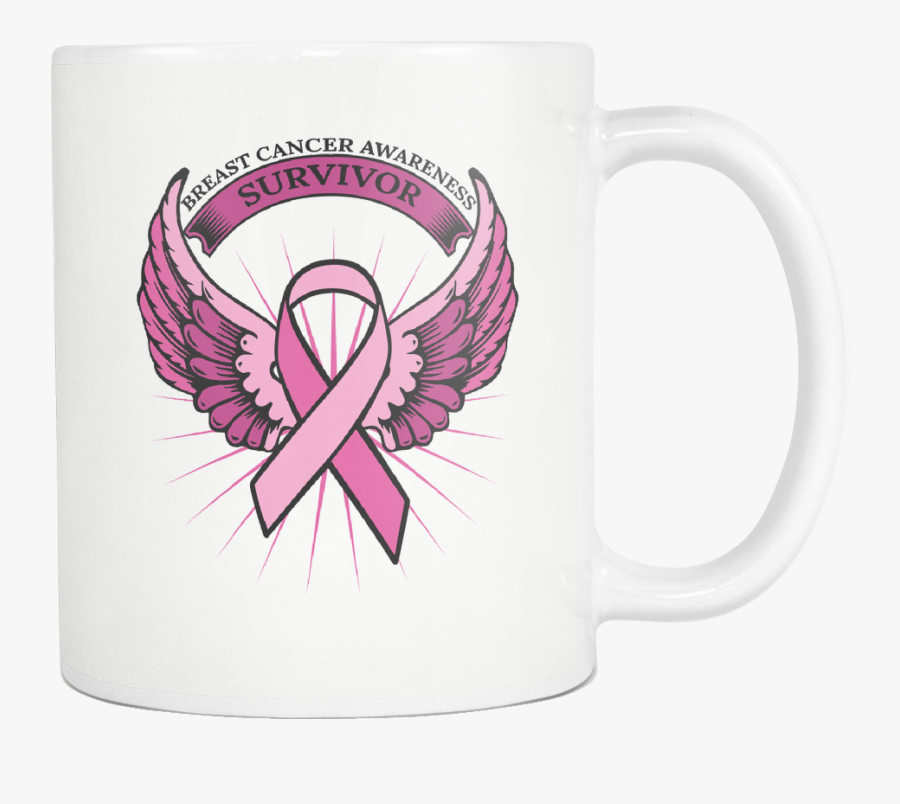 Breast Cancer Awareness Survivor Pink Ribbon Merchandise - Pink Ribbon, Transparent Clipart