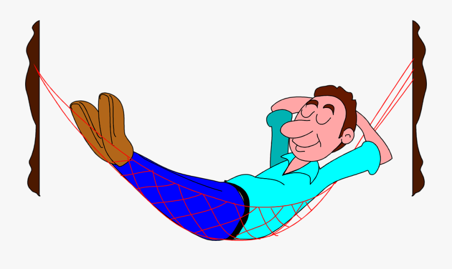 Hammock Free Stock Photo - Sleeping In Hammock Cartoon, Transparent Clipart