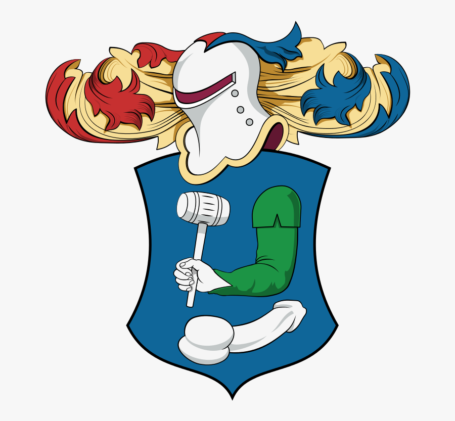 Found My Family Crest Online - Penis Coat Of Arms, Transparent Clipart