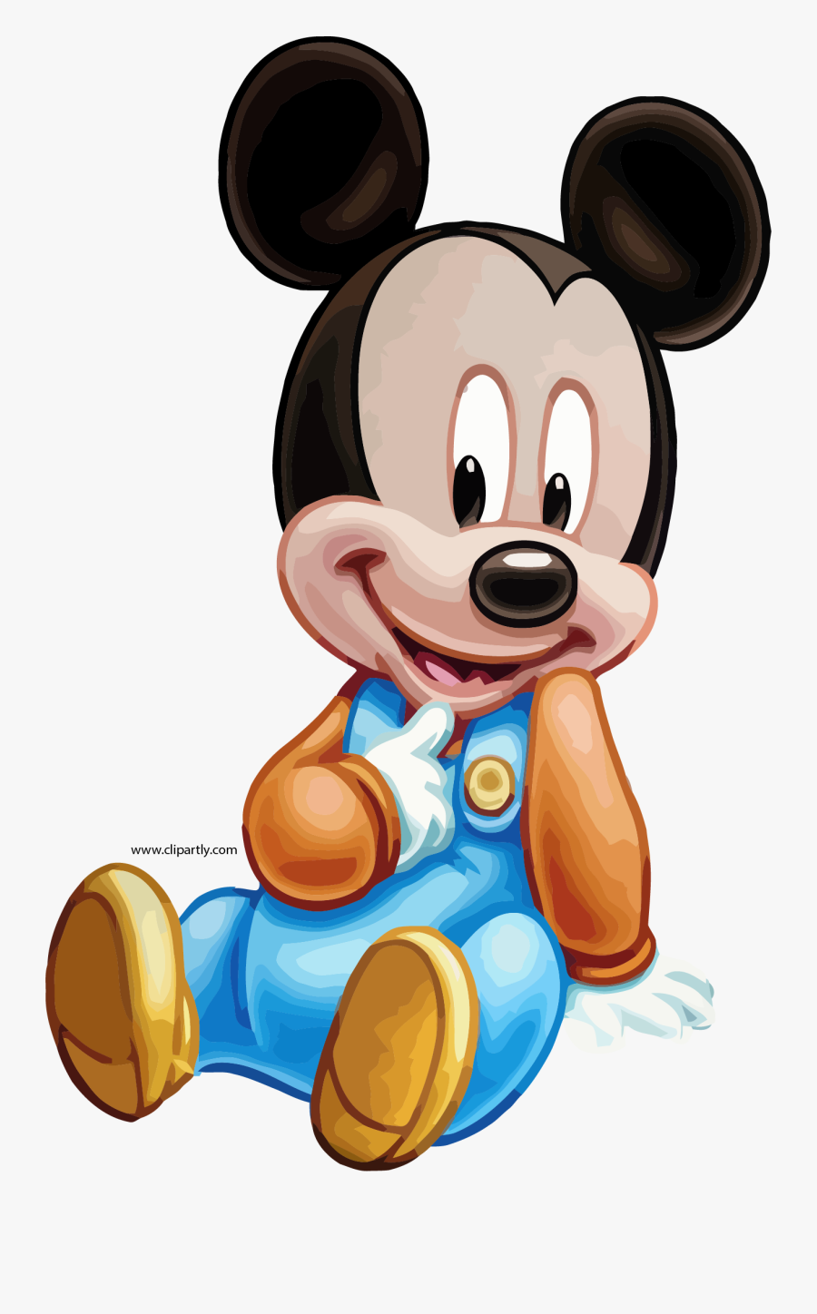 Baby Tall Mickey Clipart Png - Mickey Mouse 1st Birthday, Transparent Clipart