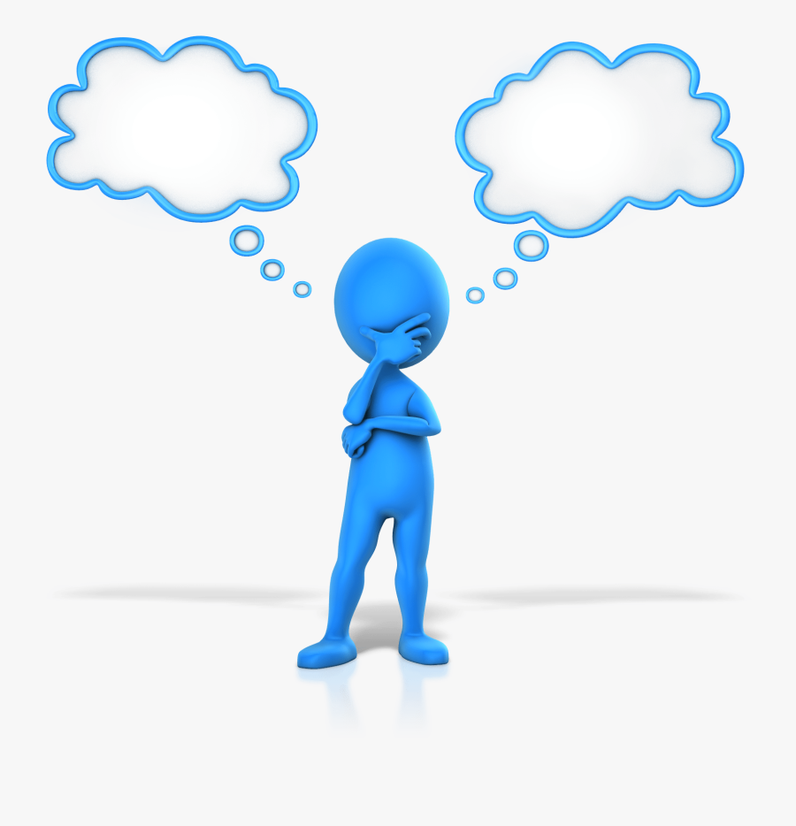 Two Thoughts, Transparent Clipart