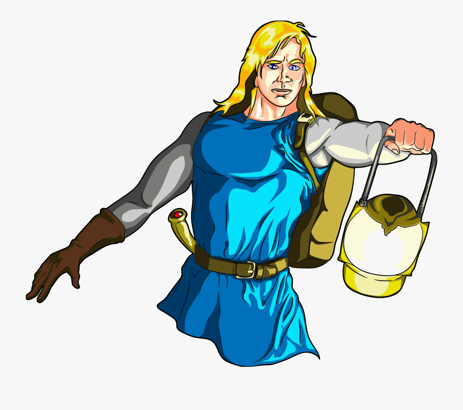 Superhero,joint,fiction - Blond Medieval Characters Male, Transparent Clipart