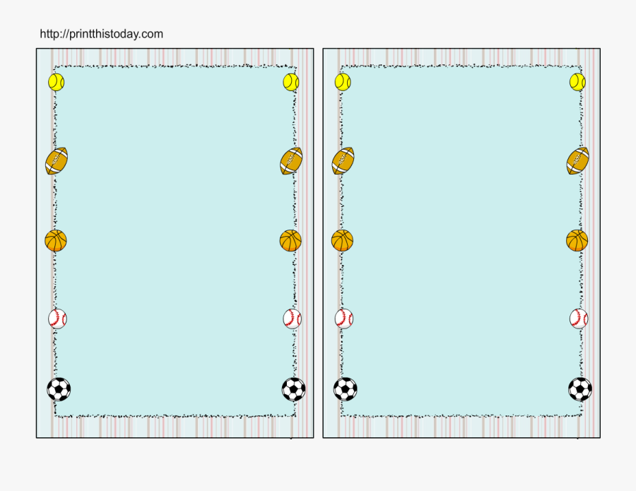 Free Cliparts Re Retirement Celebration Program - Sports Invitation Background, Transparent Clipart