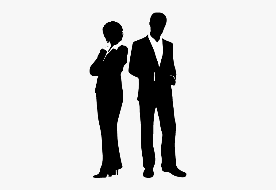And Retirement 401 Business Corporation Charles Schwab - Business Man And Woman Silhouette, Transparent Clipart