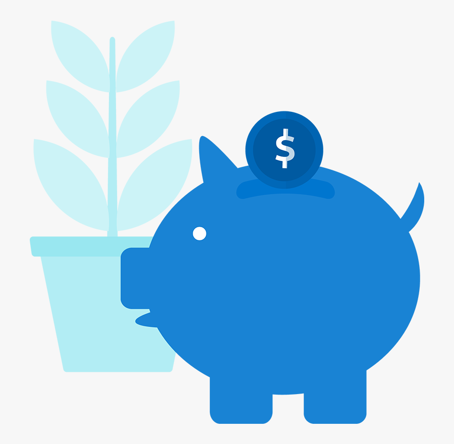 Piggy Bank - Cartoon, Transparent Clipart
