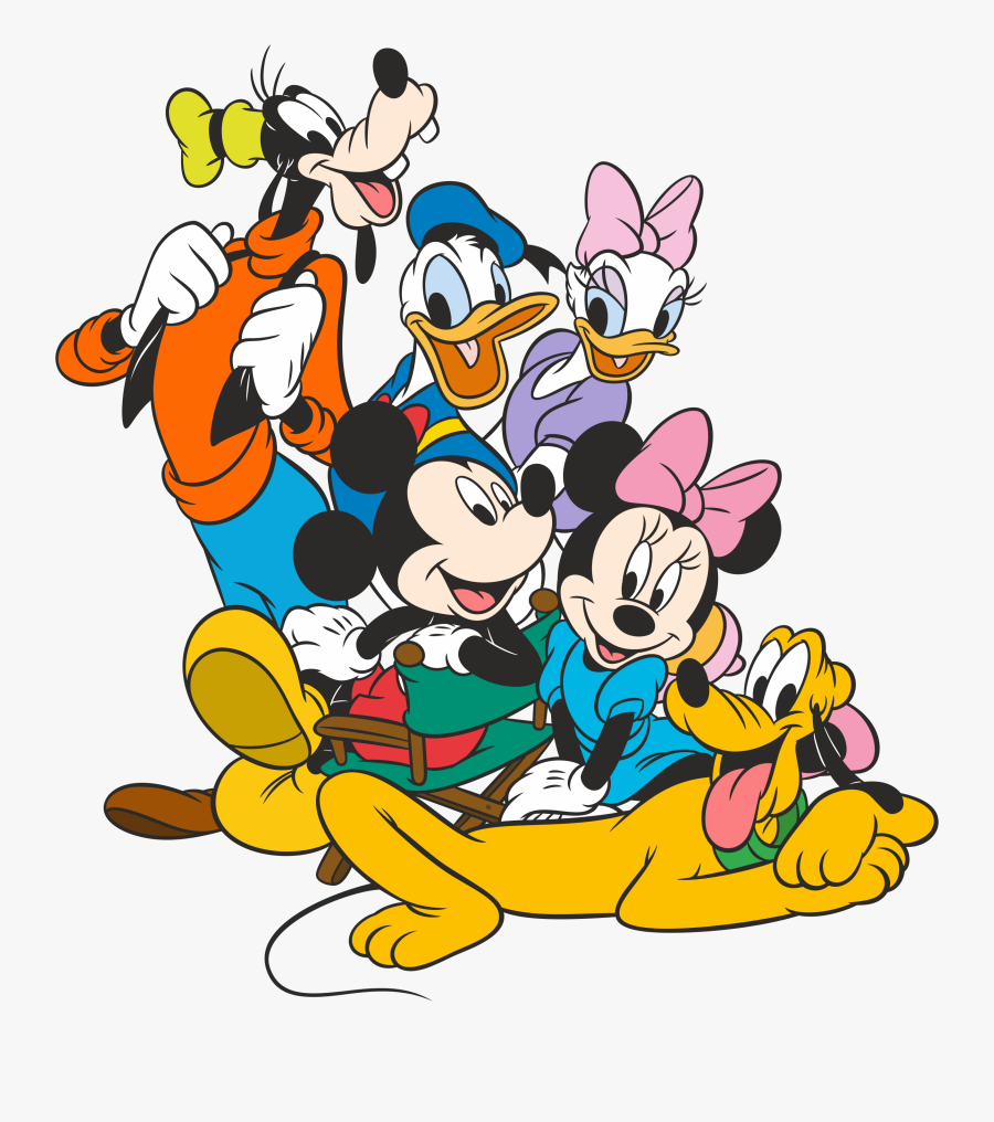 Prinde Promotia Iernii Pe Stickereonline - Mickey Mouse Donald Duck Goofy Pluto Daisy Duck Minnie, Transparent Clipart