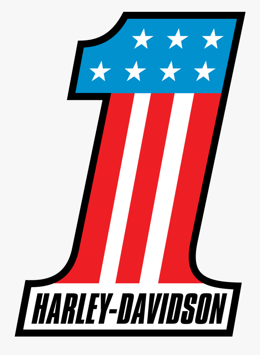 Harley Davidson One Stars Stripes Logo Vector Free - Harley Davidson Logo One Star Stripe, Transparent Clipart