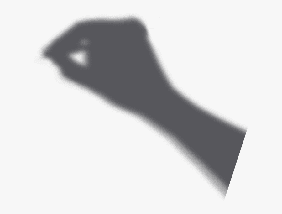 Hand Shadow Transparent, Transparent Clipart