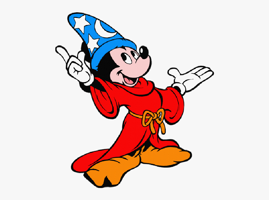 Mickey Mouse Wizard, Transparent Clipart