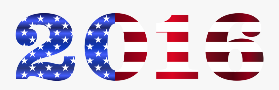 America, Usa, United States, Flag, 2016, Year, New, Transparent Clipart
