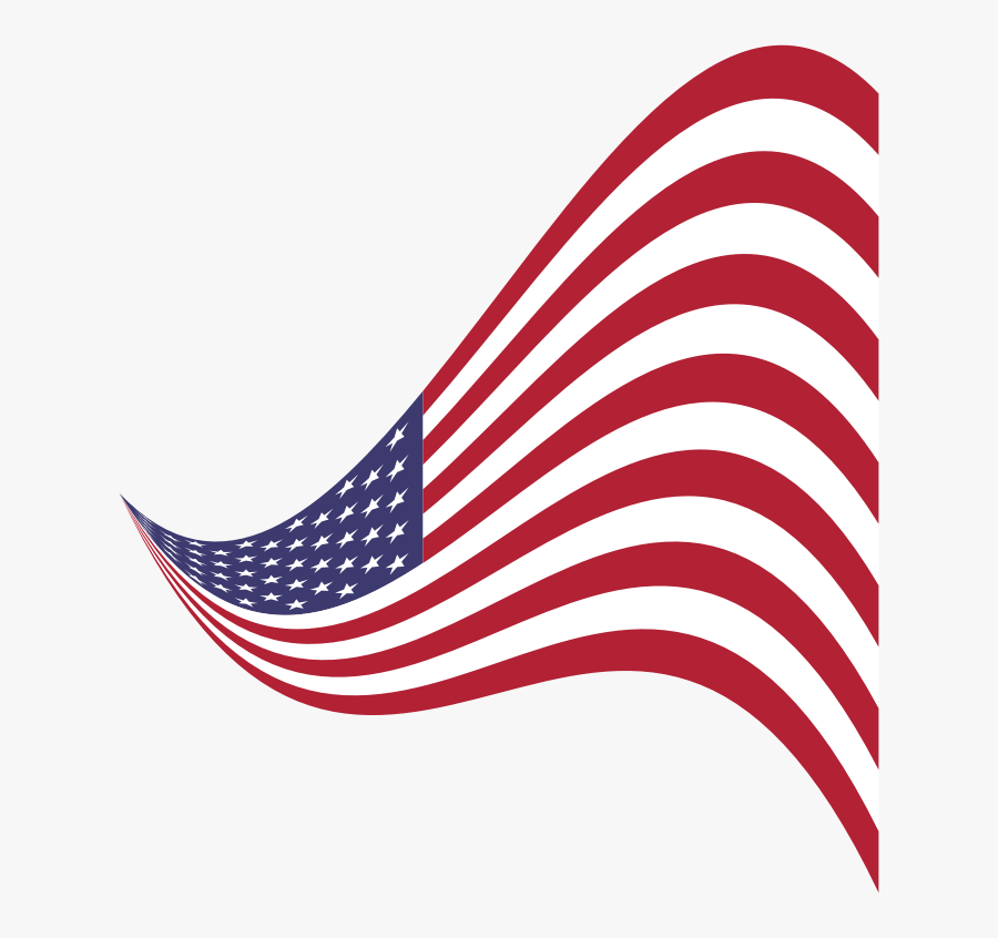 Flag Of The United States,line,royaltyfree - Flag Of The United States, Transparent Clipart