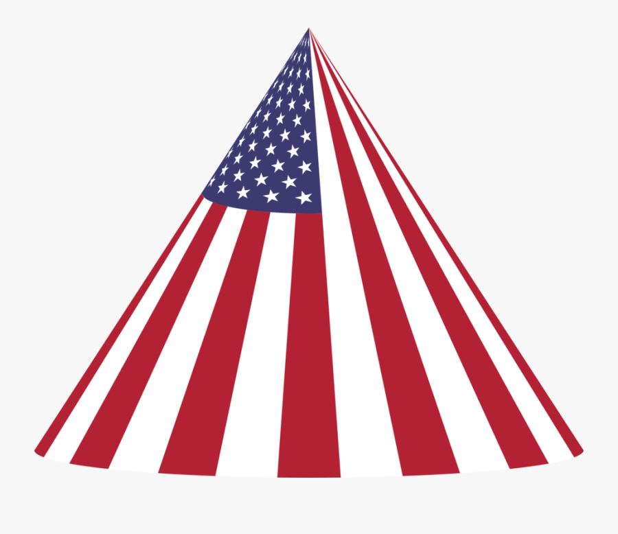 Triangle,symmetry,area - American Flag Triangle, Transparent Clipart