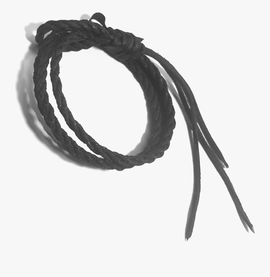 Leather Tie Down Skipping Rope- - Monochrome, Transparent Clipart
