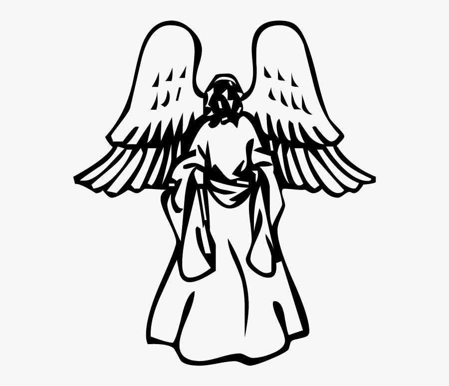 Christmas Angel - Angel - Coloring Book, Transparent Clipart